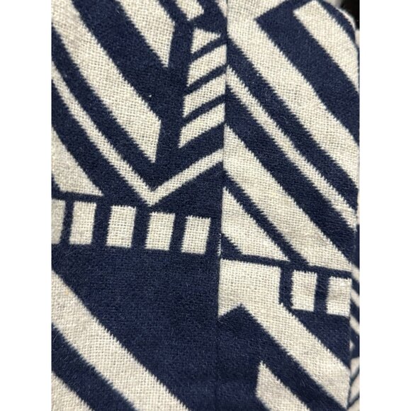 Old Navy Women Long Jacket Open Front Aztec Southwestern Country Size Small Blue - Picture 13 of 14